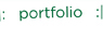 Portfolio